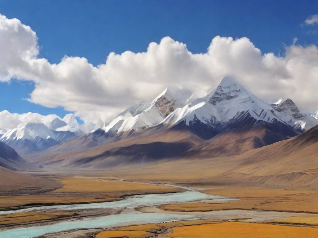 tibet mountain landscape