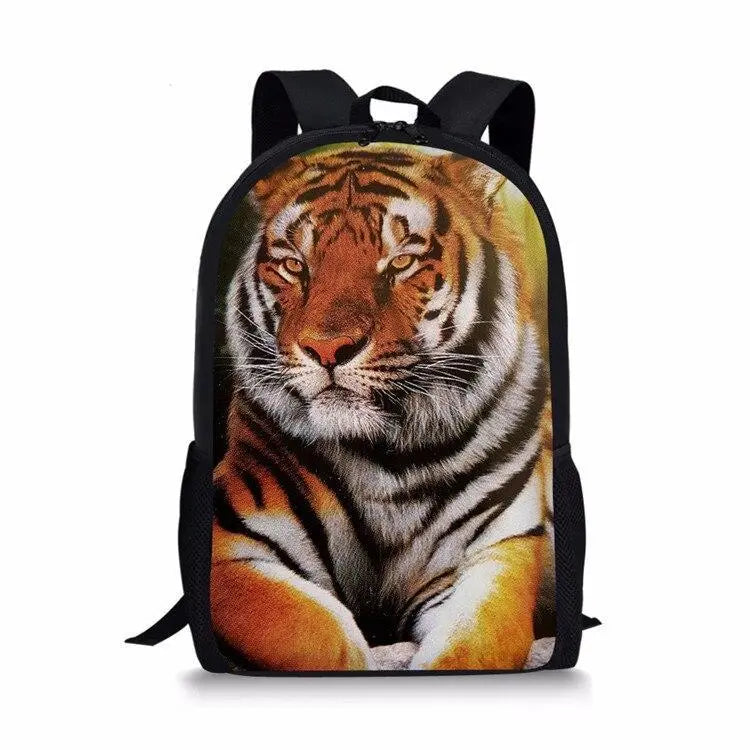 Tiger Backpack For Kids and Adults / Tiger Laptop Backpack / Tiger ...