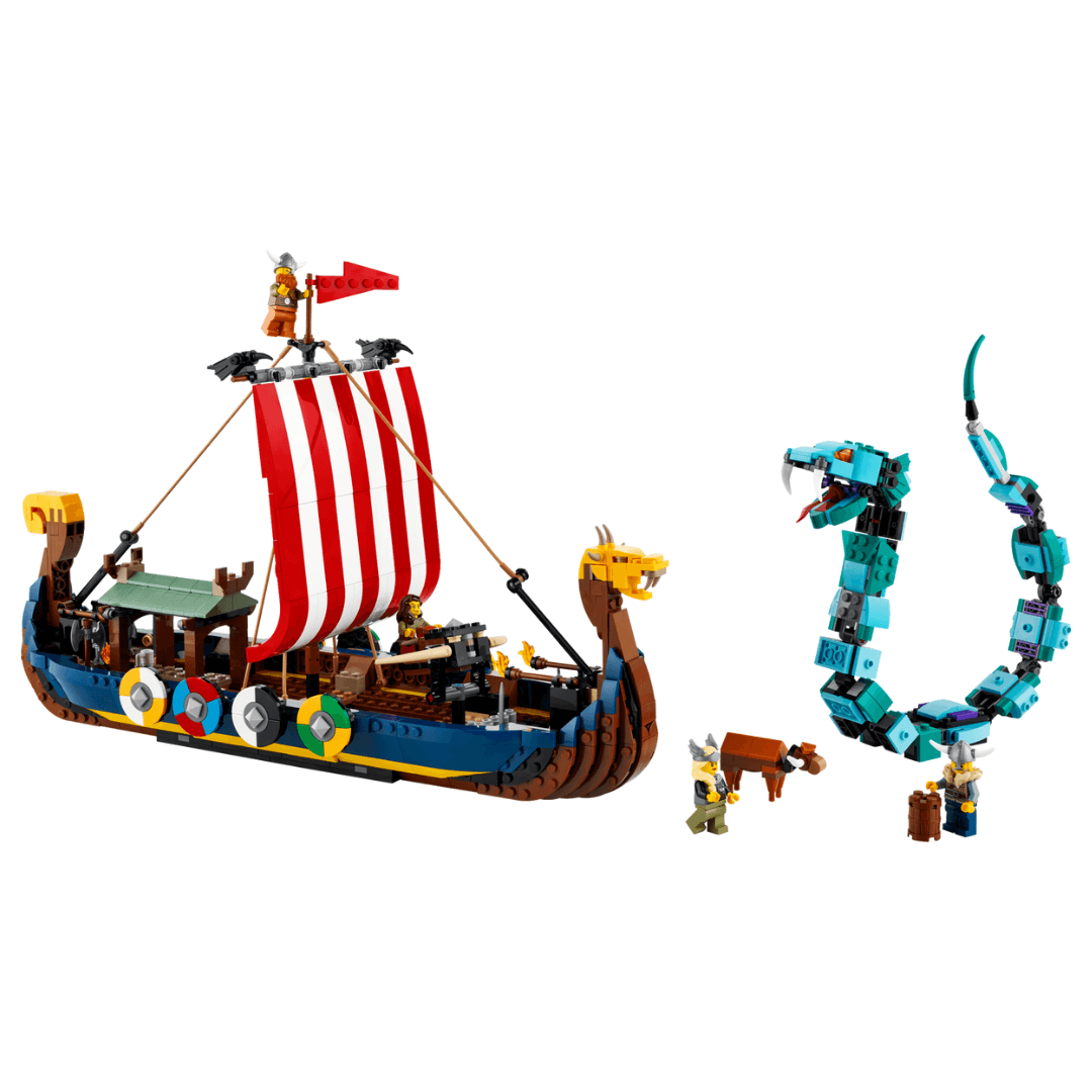 My Toy Kingdom | 31132 - Lego Viking Ship and the Serpent | Byron Bay | Ballina | Lismore Shop Online – My Toykingdom