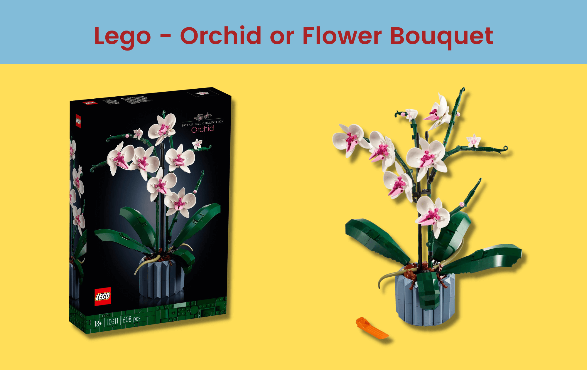Lego - orchid or flower bouquet