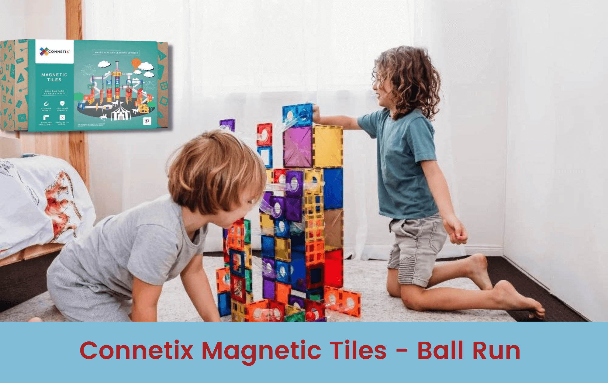 Connetix Magnetic Tiles - Ball Run