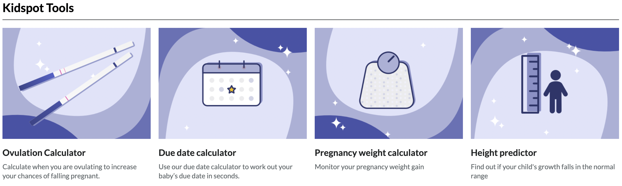 kidspot tools pregnancy calculator