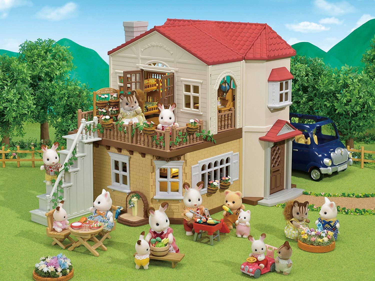 red roof country home gift set calico critters