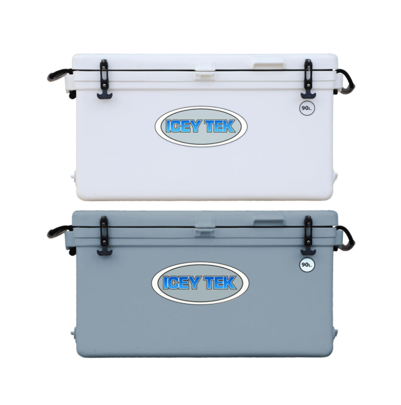 Icey Tek 115L Split Lid || Long Ice Spear Box Cooler West