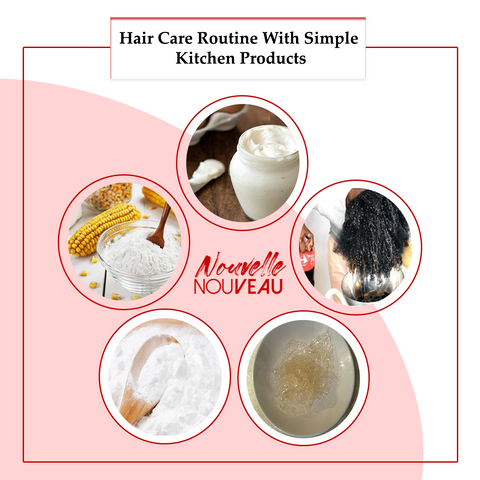 Hair Care Routine With Simple Kitchen Products