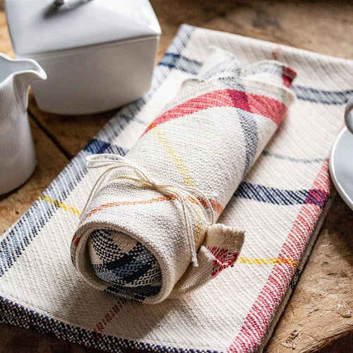 Vintage Ticking Tea Towel & Dish Cloth Set – Amana Woolen Mill