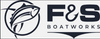 F & S boat works sportfishing boat logo