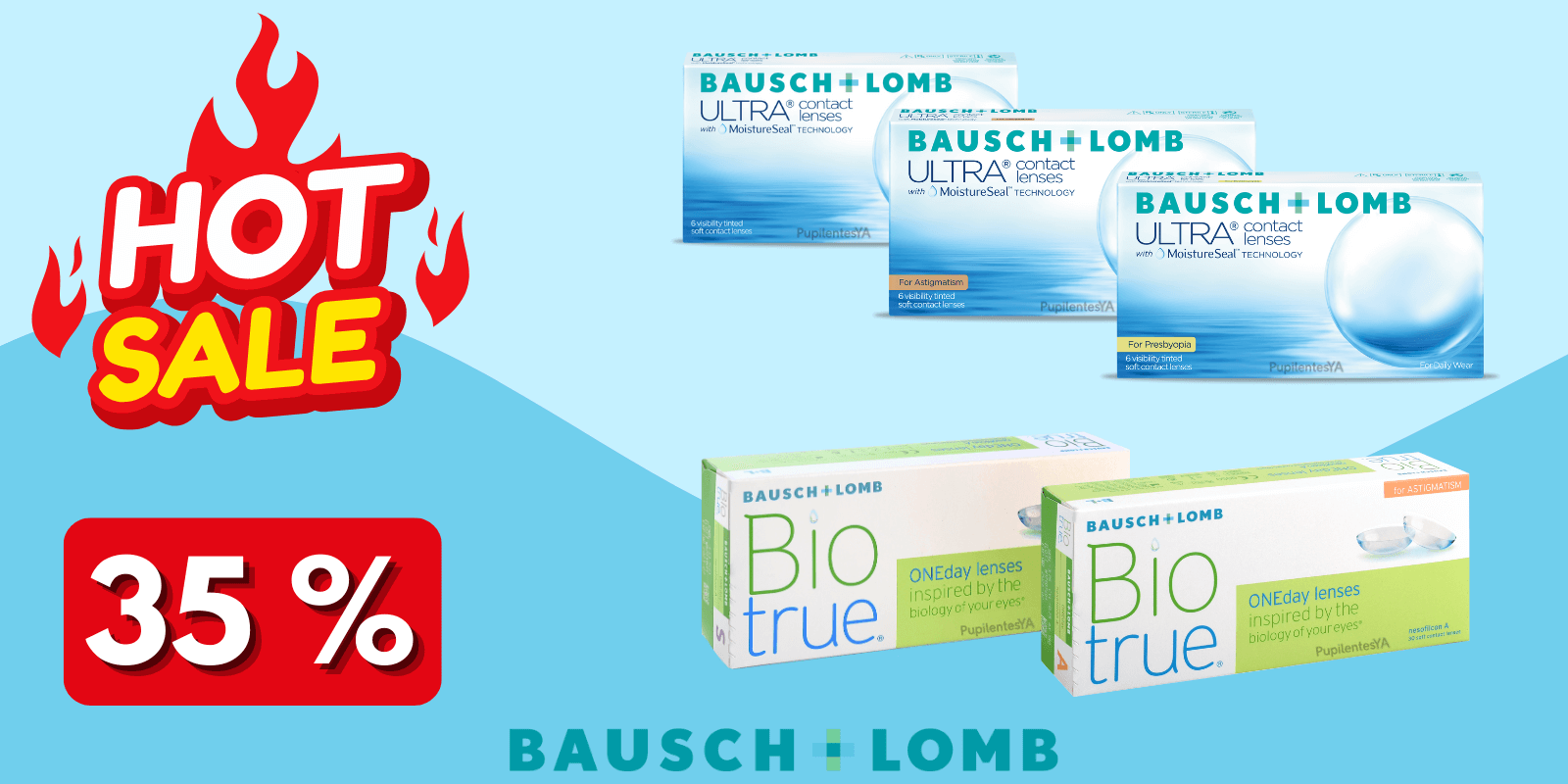 Promo Bausch Lomb Ultra BioTrue HotSale