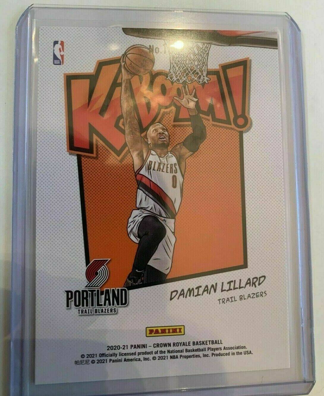 正規通販 Damian Lillard Kaboom Card musharakaventures.com