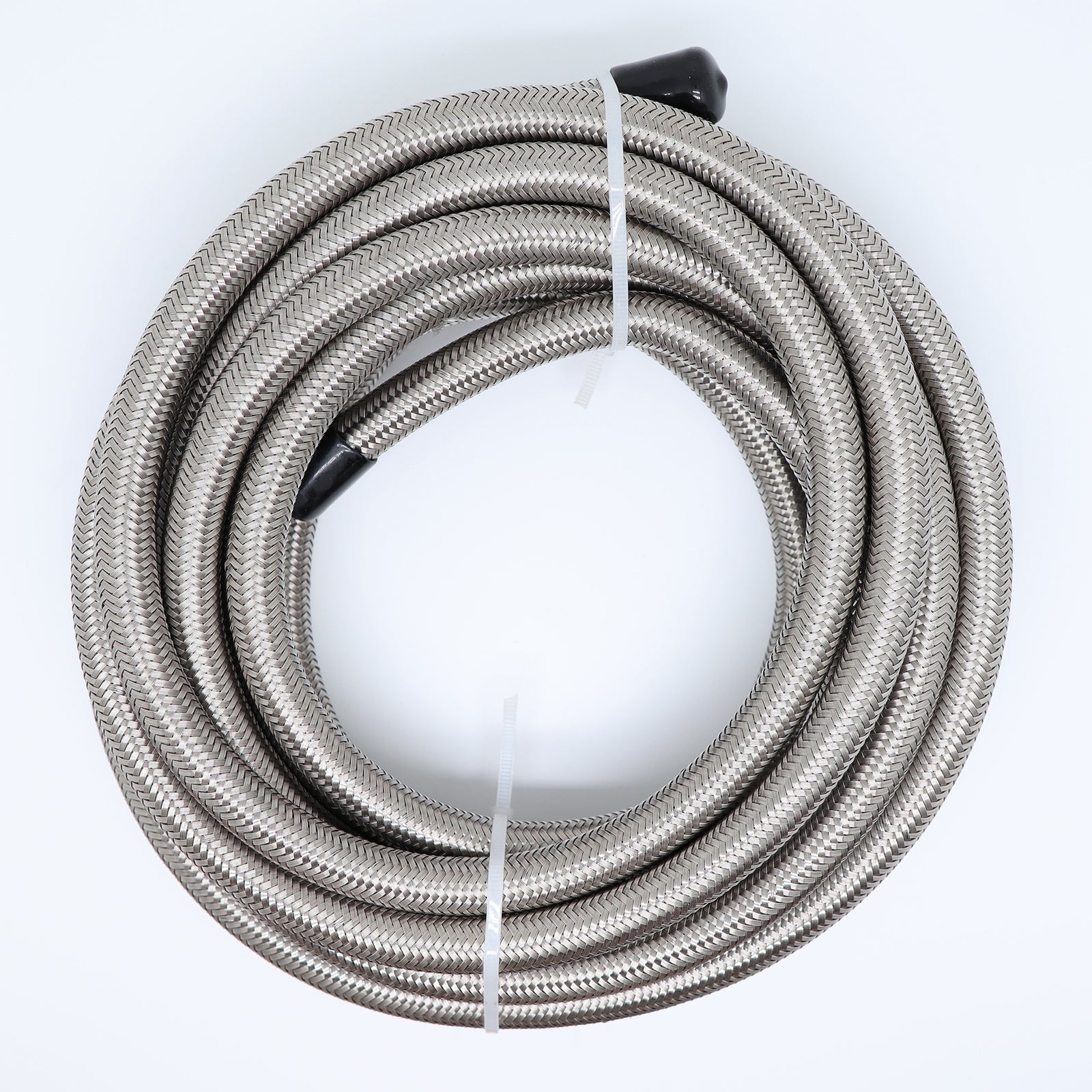 1/8 Stainless Steel Braided Hose (AN-3) Fuel/Oil/Water E85 20ft - TT Racing