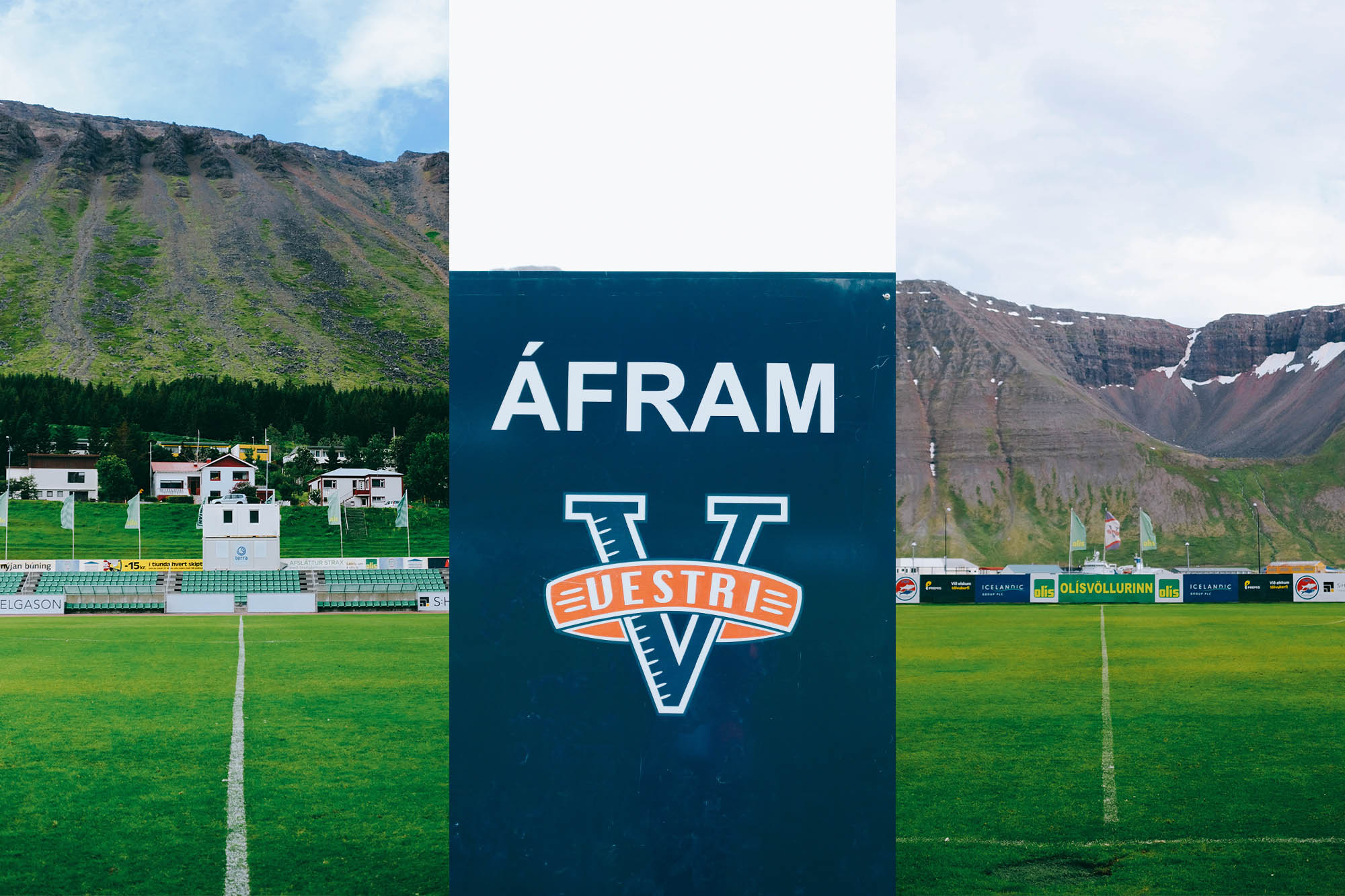 Campo de fútbol Vestri, Islandia