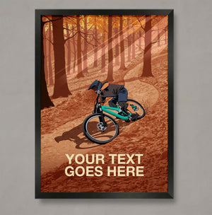 Mountain Bike Rider - High quality Poster - Photowall