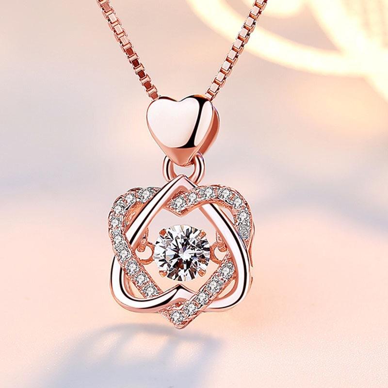 Smart Diamond Love Necklace-Beloved Series – Familiajoya