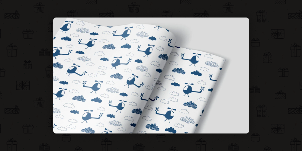 baby shower gift wrapping paper