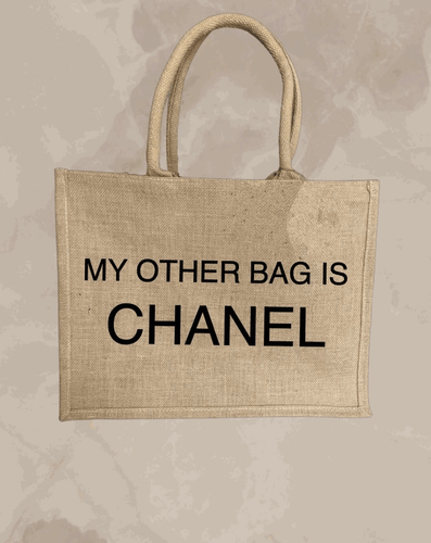 my other bag is chanel jute