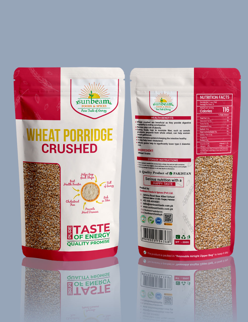 Sunbeam - Wheat Porridge Crushed - 300 g