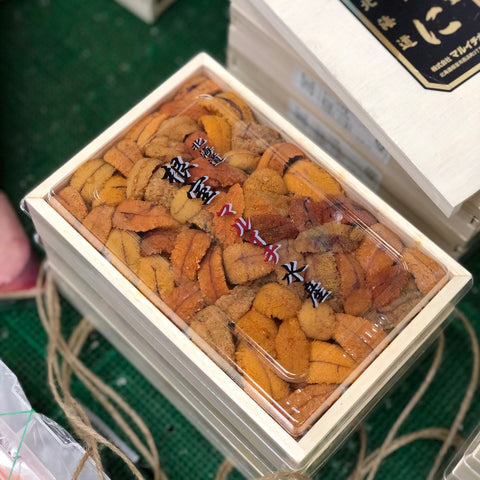 赤ウニ バラ が特別価格 豊洲おかわり鮮魚店