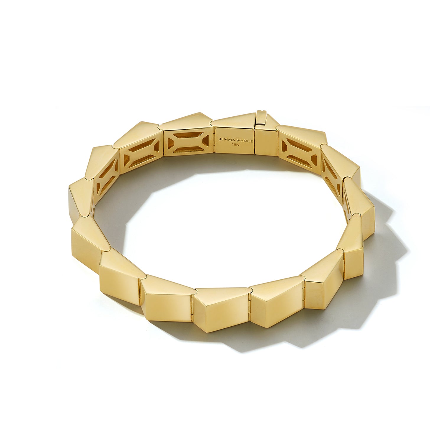 Solid Gold Pattern Heavy Thick Bracelet for Men BRAC039