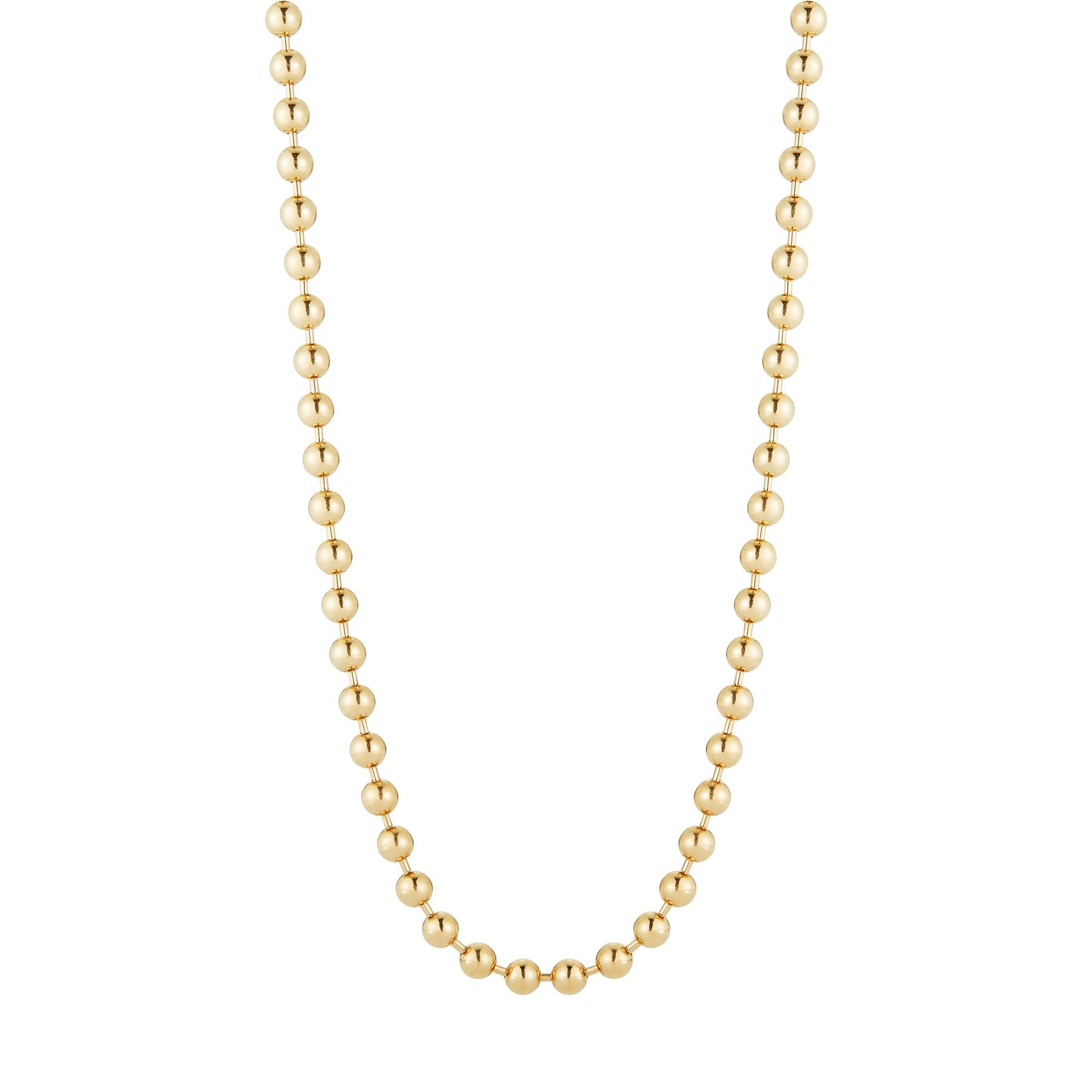 9ct gold store ball chain