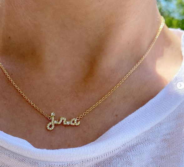 10th Anniversary Initial Charm Necklace — DeAnna Cochran Jewelry