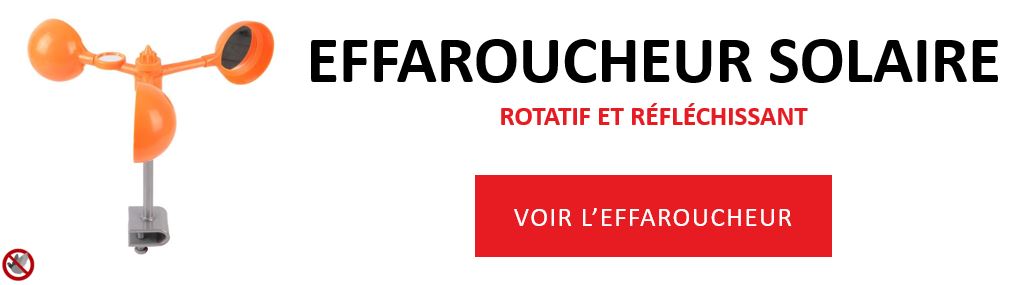 Voir l'effaroucheur rotatif