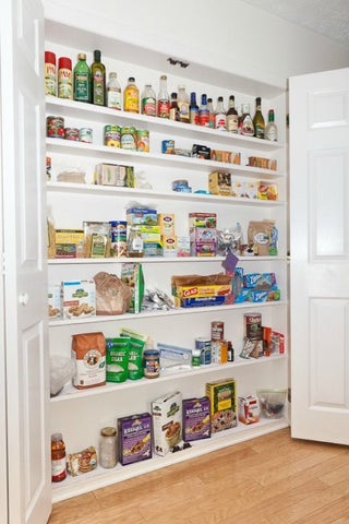 Mural of Good Walk In Pantry Shelving Systems  Pantry shelving, Minimalist  kitchen, Kitchen pantry furniture