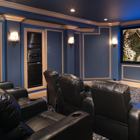 home theatre room sitting