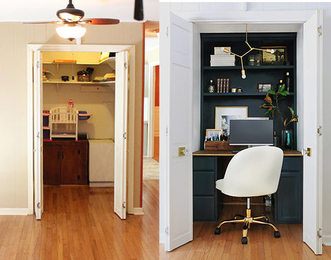 Transform a Closet Shelf