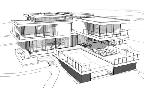 Front Elevation Sketch by Lee Ryfun, ALR Architects | Flickr