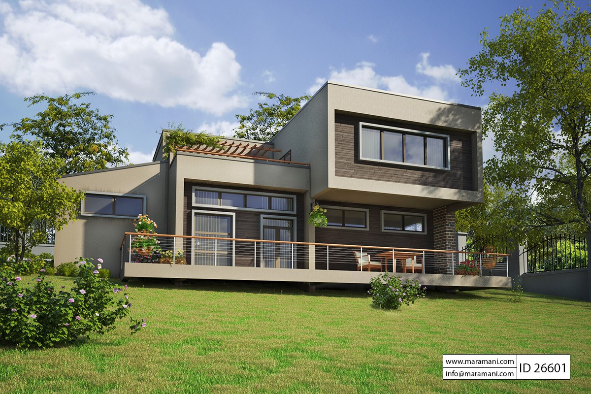  6  Bedroom  Modern  Luxury House  Plan  ID 26601 House  