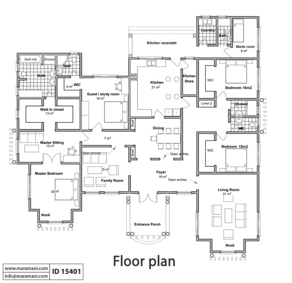 Maramani House And Floor Plans