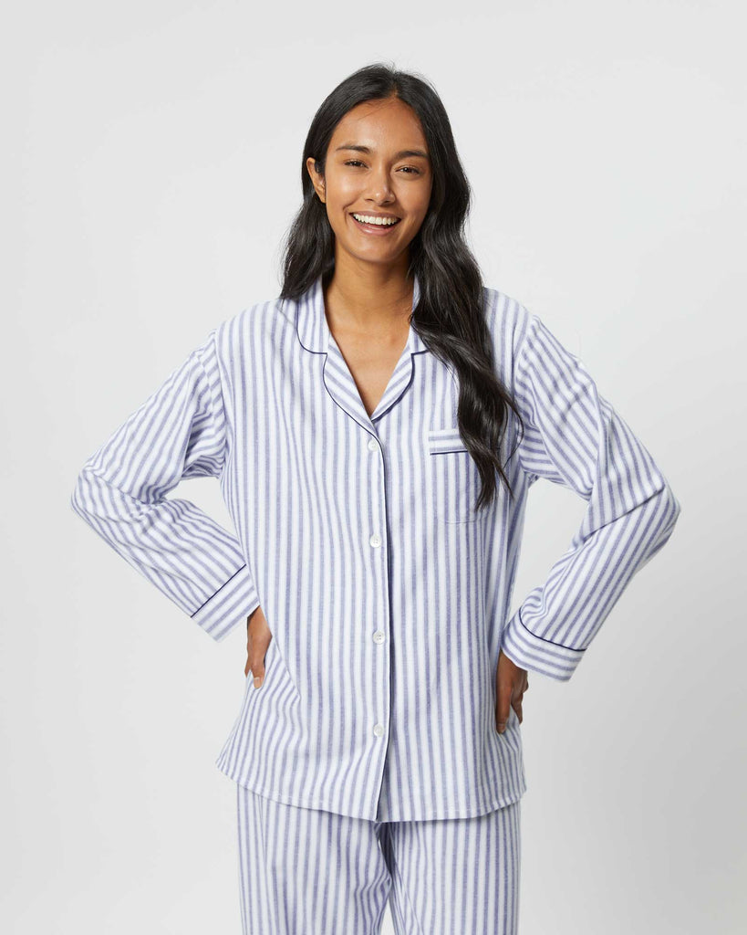 Women's Brushed Cotton Pyjamas - Haselbury