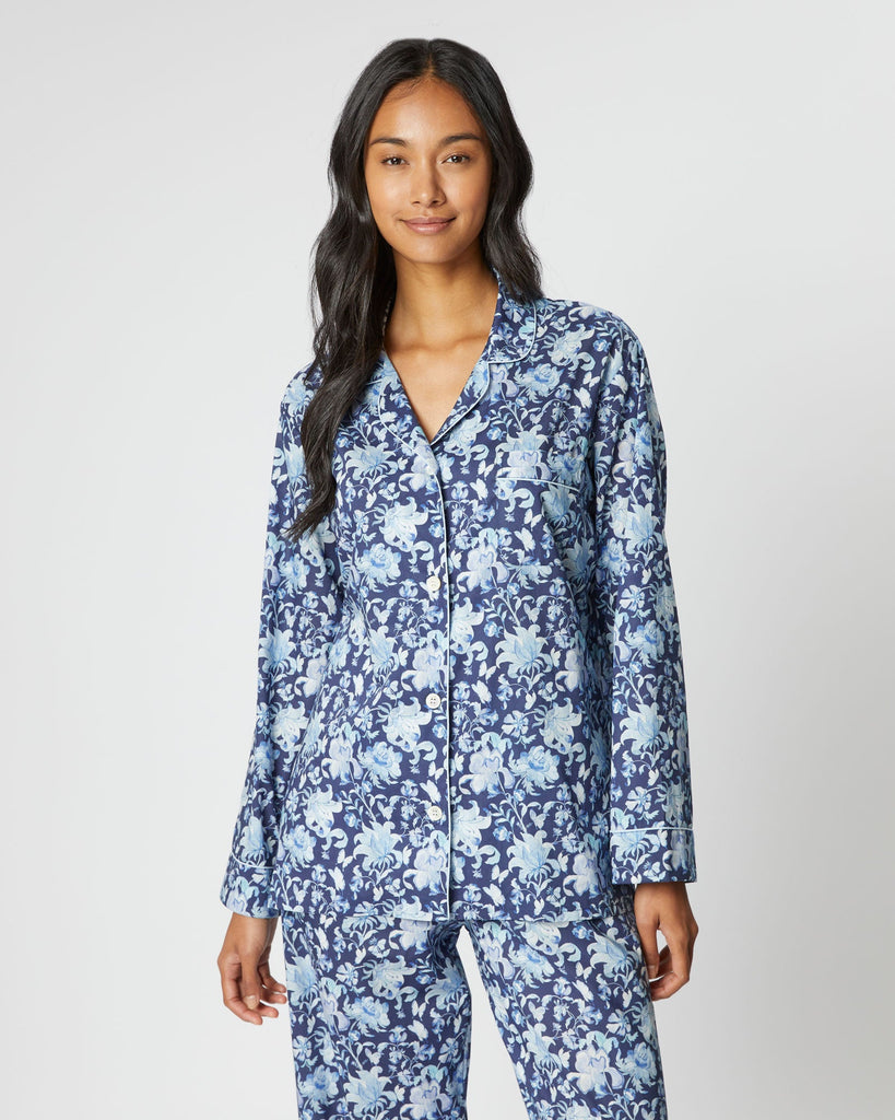 Women's Fine Cotton Pajamas Made with Liberty Fabric - Hera Plumes – US  Bonsoir of London
