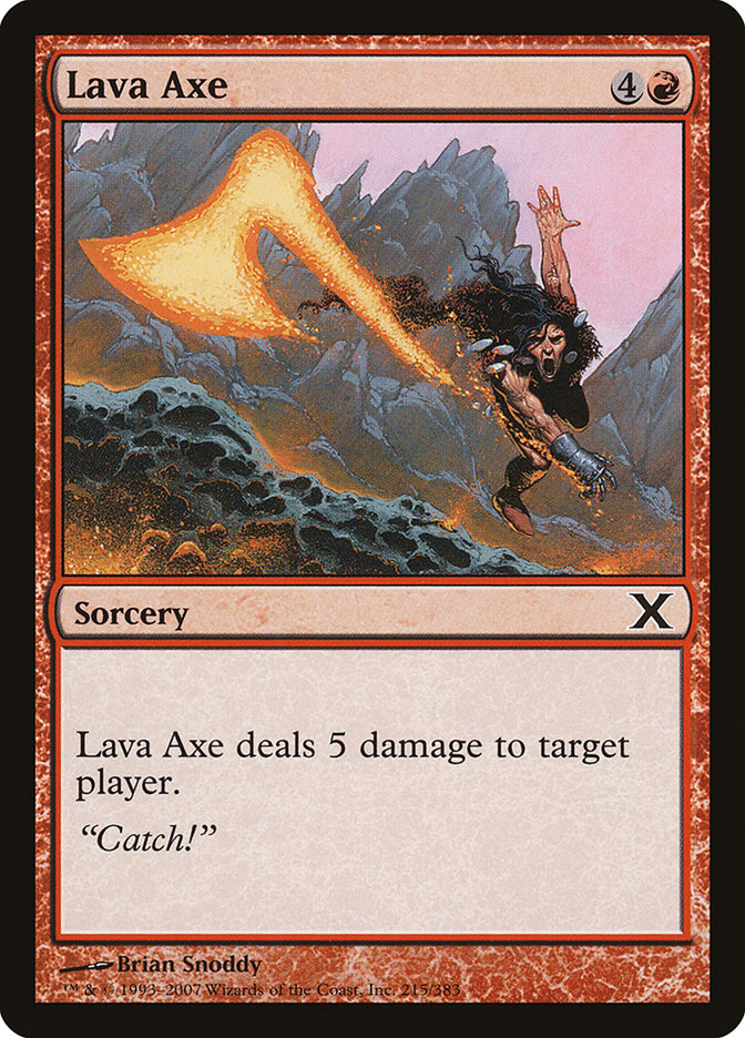 Lava Axe [Tenth Edition] – One MTG