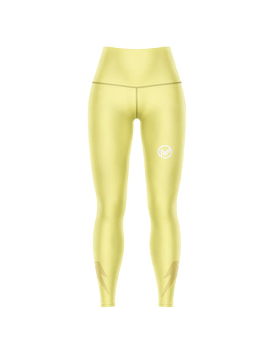 Metallic Yellow Leggings