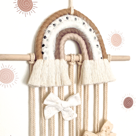  Headband Holder - Bow Holder for Baby Girl – Macrame