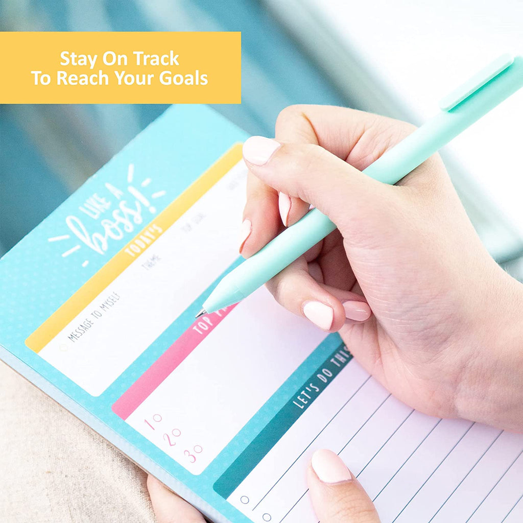 Like A Boss Daily Planner To Do List Notepad T Marie Stationery