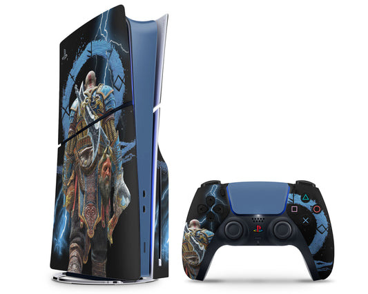 Skin PS5 Controle Playstation 5 Adesivo - God of War Ragnarok