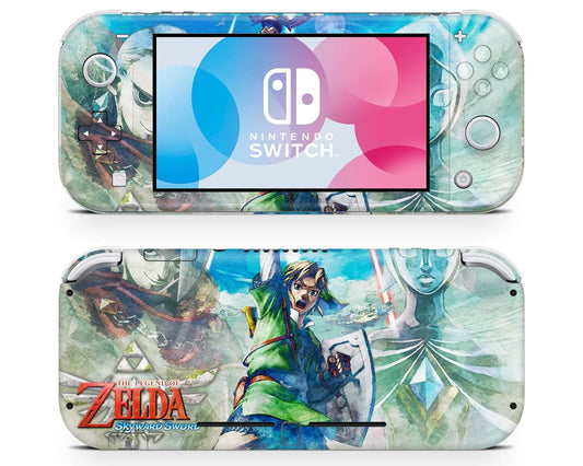 Zelda Hyrule Warriors Black Nintendo Switch OLED Skin