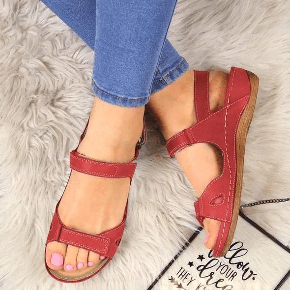 Belifi Premium Faux Leather Women Sandals