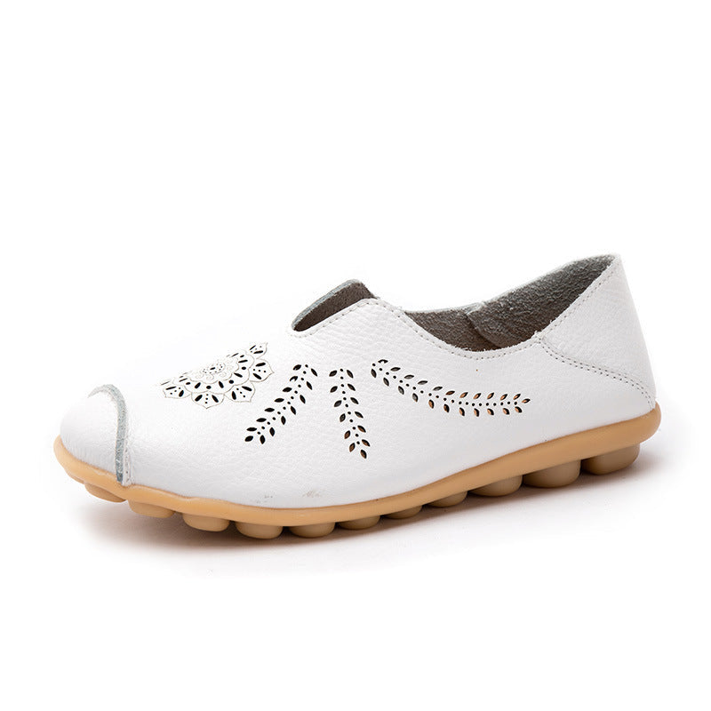 Belifi Hollow Flat Bottom Women Shoes