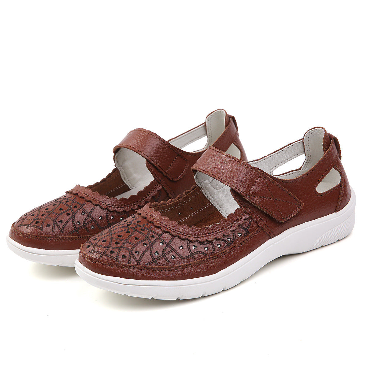 Belifi Cutout Comfort Soft Sole Casual Shoes