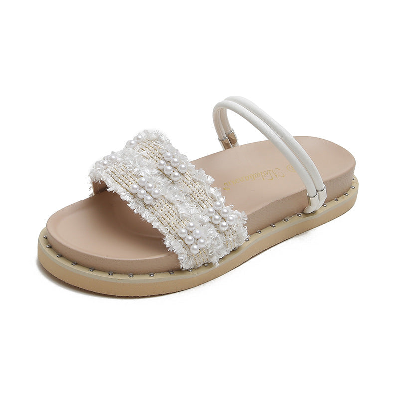 Belifi Flat Fashion All-match Slippers