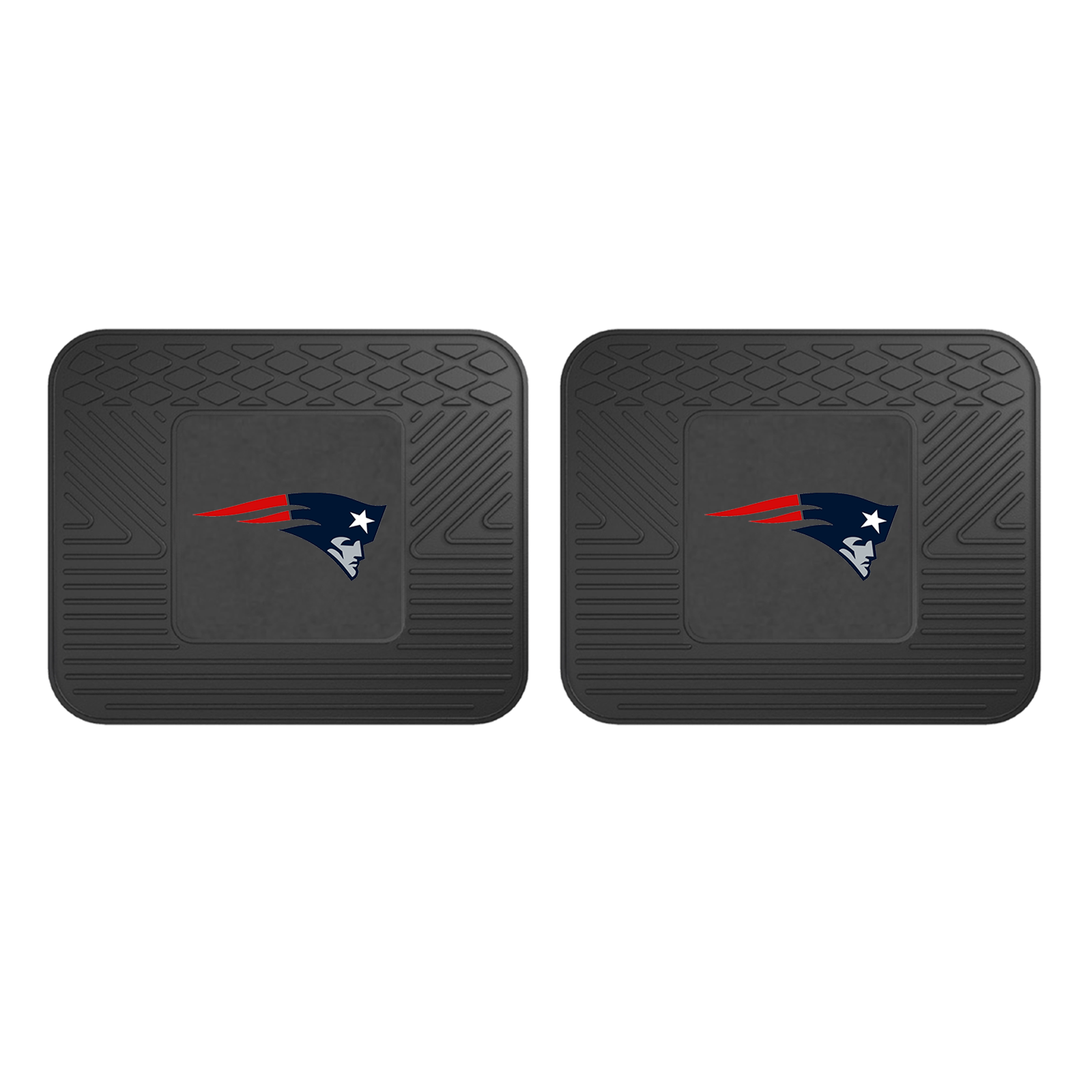 New England Patriots Car Mat Heavy Duty Vinyl Rear Seat