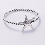R190 - 925 silver starfish ring