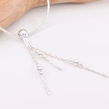 N006 - 925 Silver Tassle Necklace