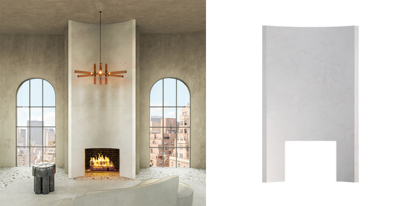 The Commander Fireplace designed by Donna Mondi