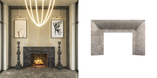 The Introvert Fireplace designed by Donna Mondi
