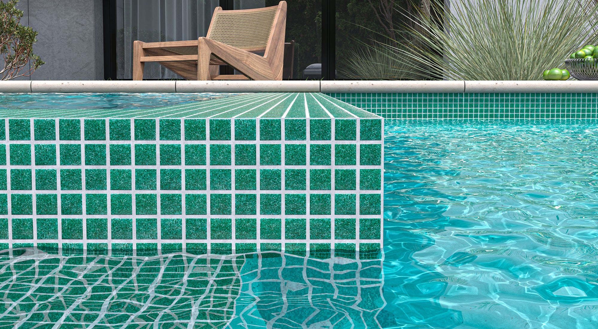 Glass Mosaic Swimming Pool