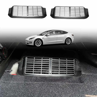  SDPVorn Rear Trunk Side Storage Bins for Tesla Model 3